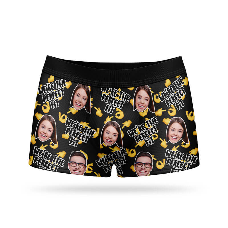 We're The Perfect Fit Photo Boxers