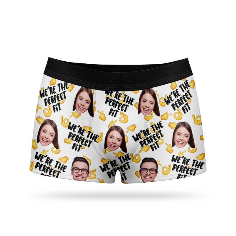 We're The Perfect Fit Personalised Boxers