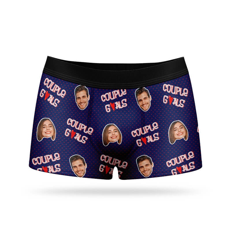 Couple Goals Personalised Boxers