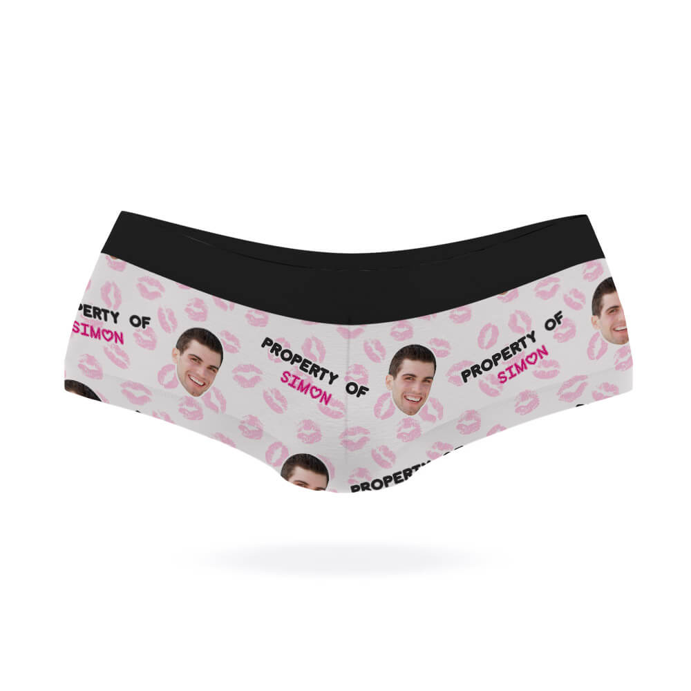 Property Of - Personalised Name Face Knickers