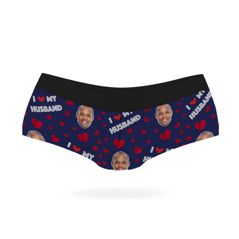 Personalised I Love My Husband Knickers