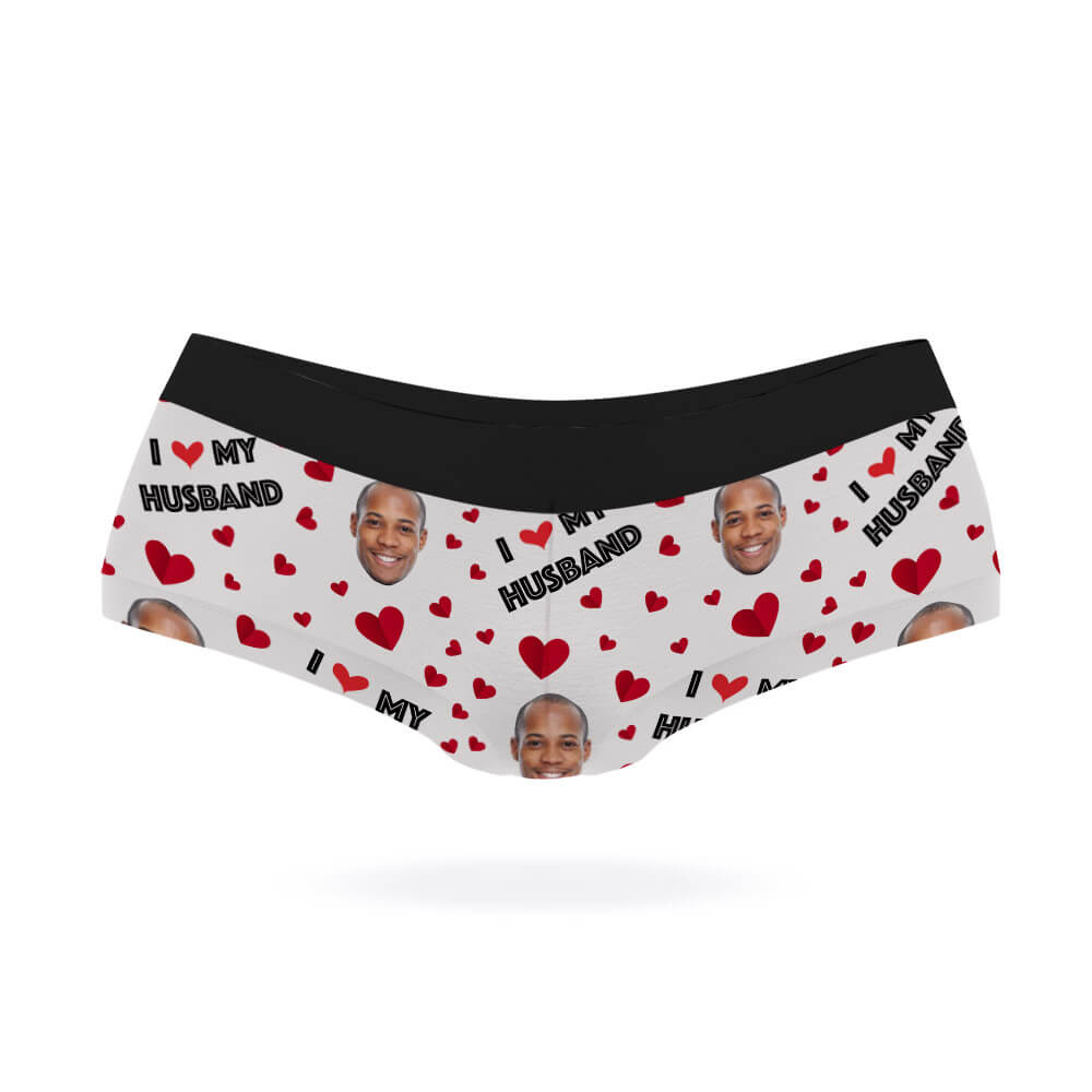 I Love My Husband Knickers - Custom Printed Pants