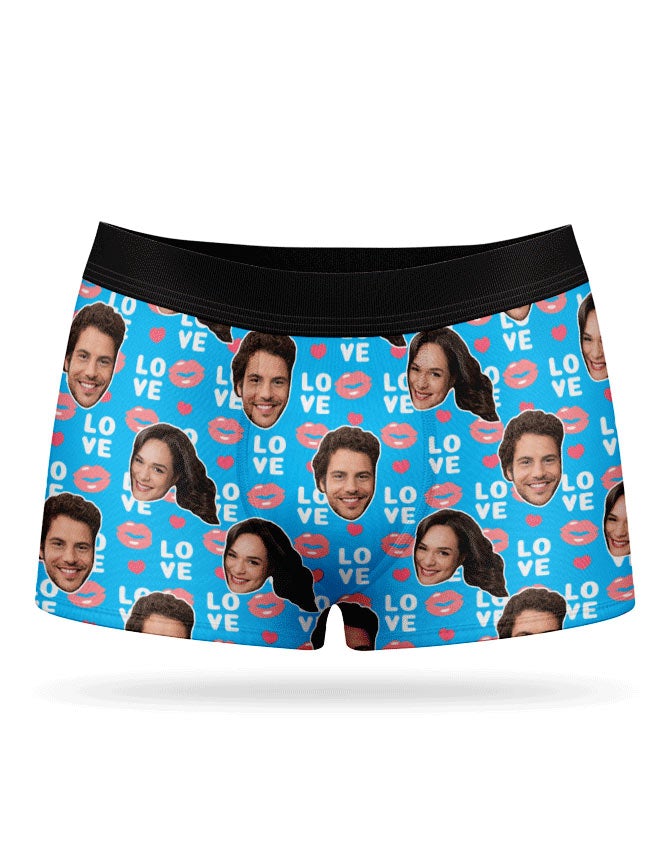 Love Lips Boxers With Faces On
