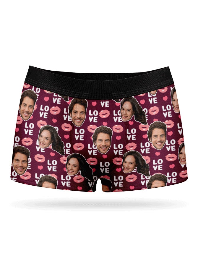 Funny Love Lips Boxers Gift