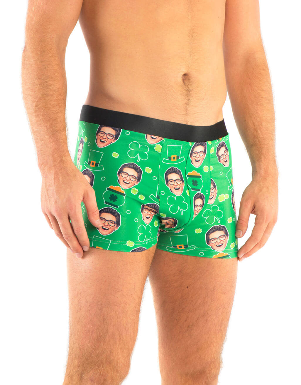 Personalised Luck of the Irish Boxers