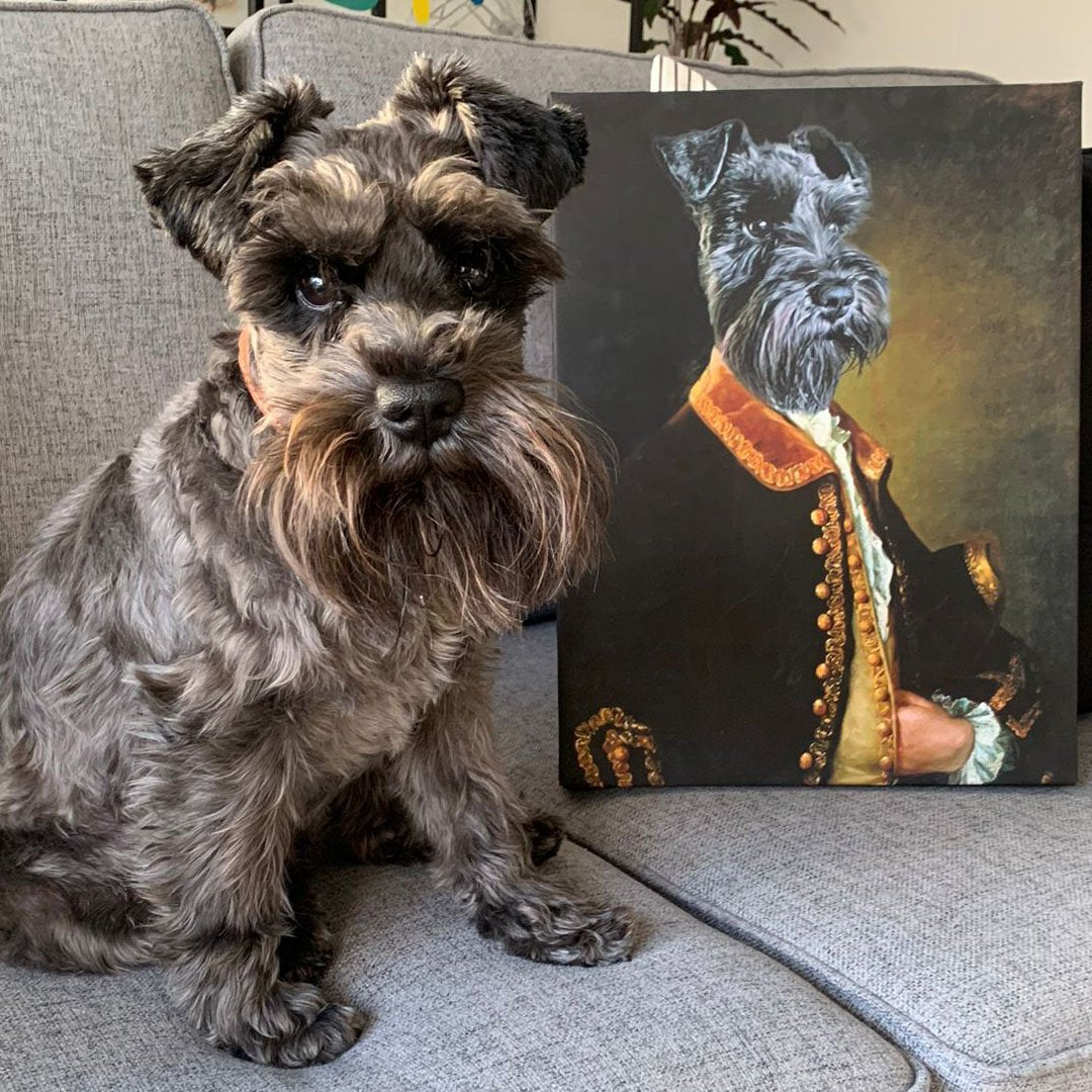 Dog Major Portrait Canvas