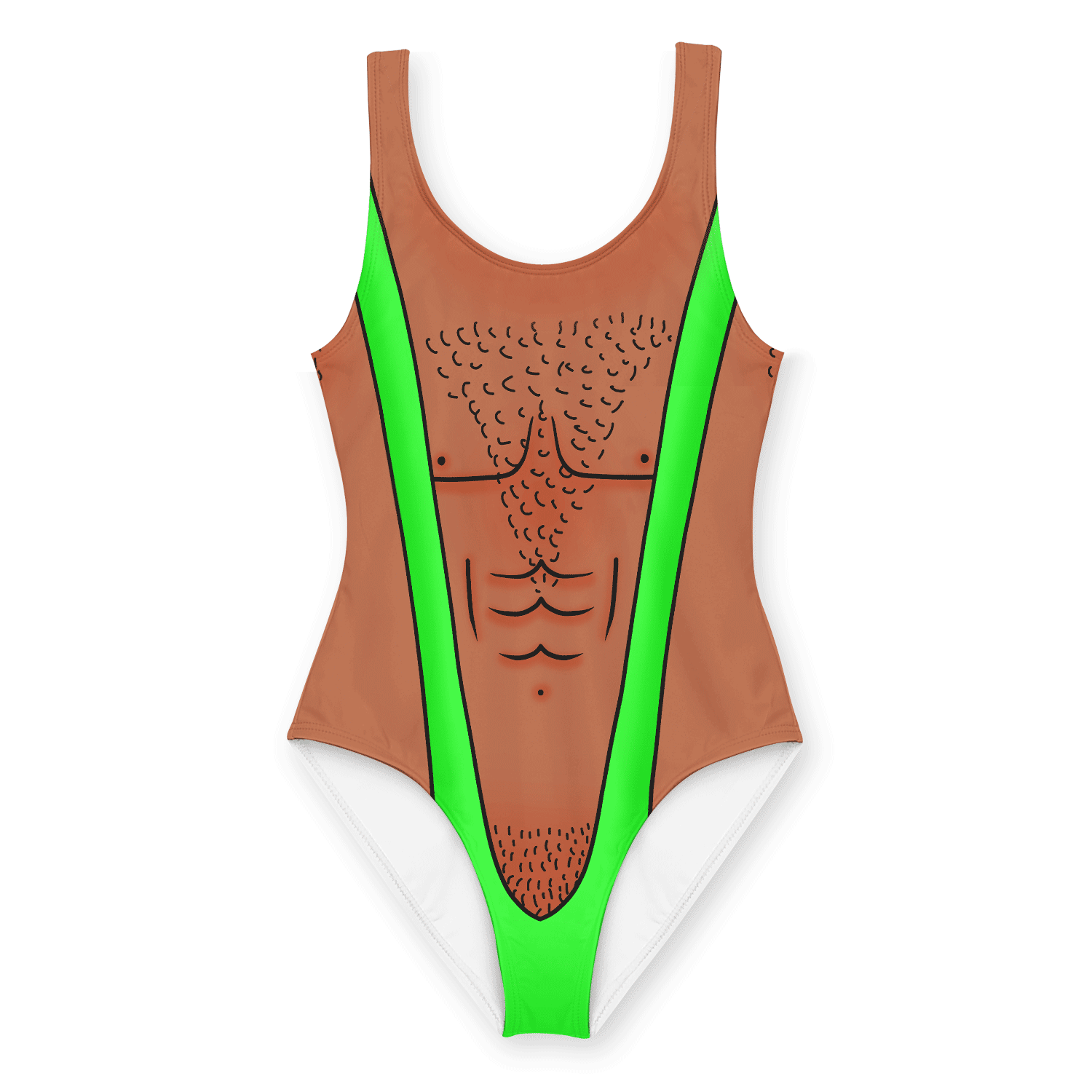 Mankini swimming top costume