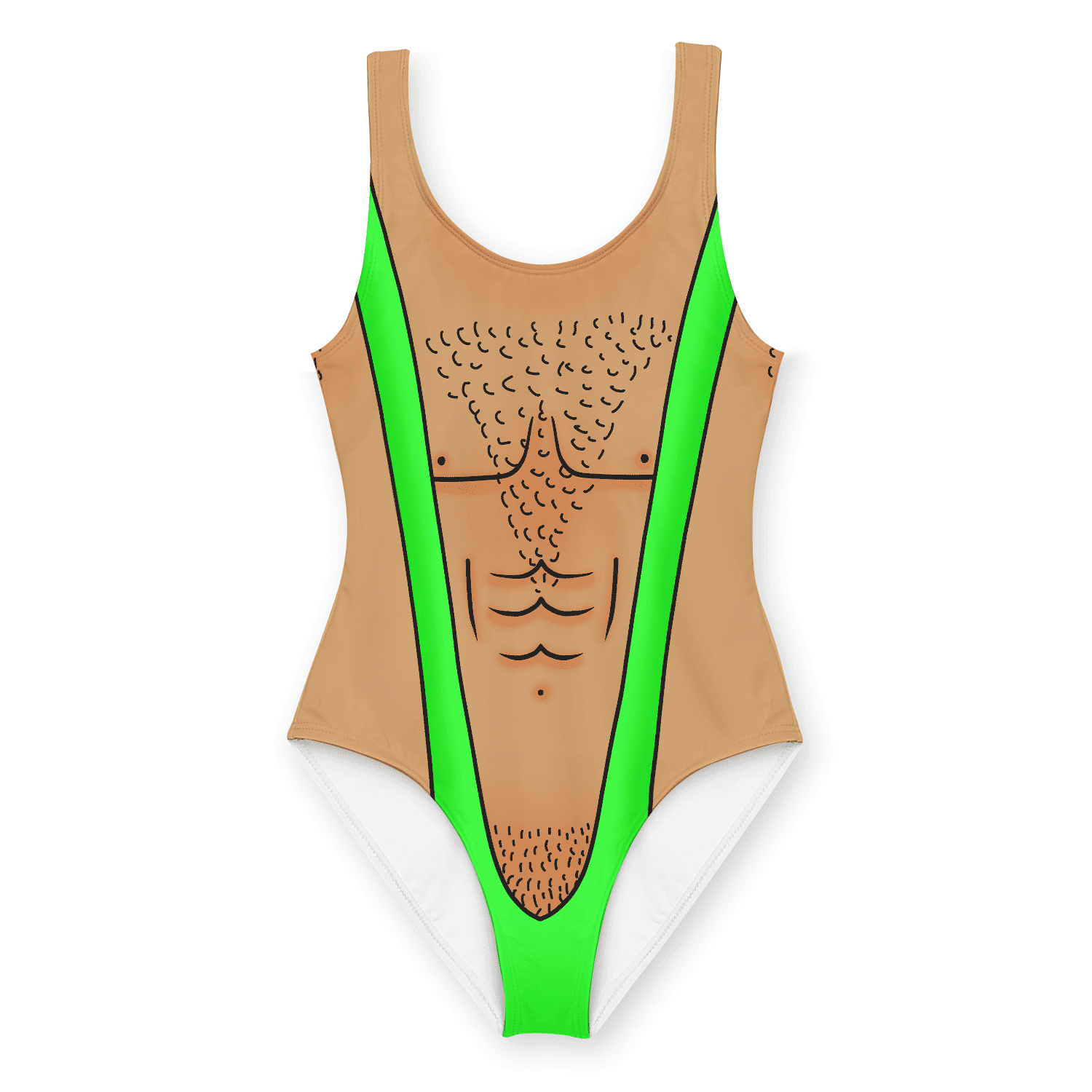 Mankini Swimsuit Funny Swimming Costume