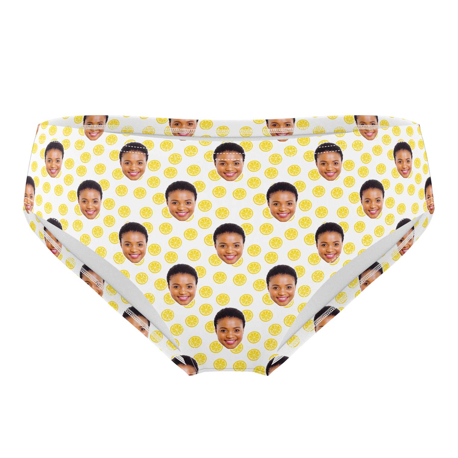funny swim trunks with lemon design