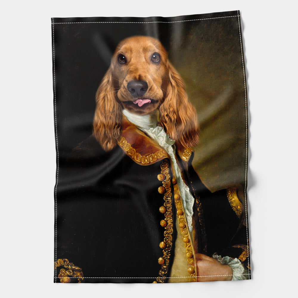 Dog Royal Guy Tea Towel