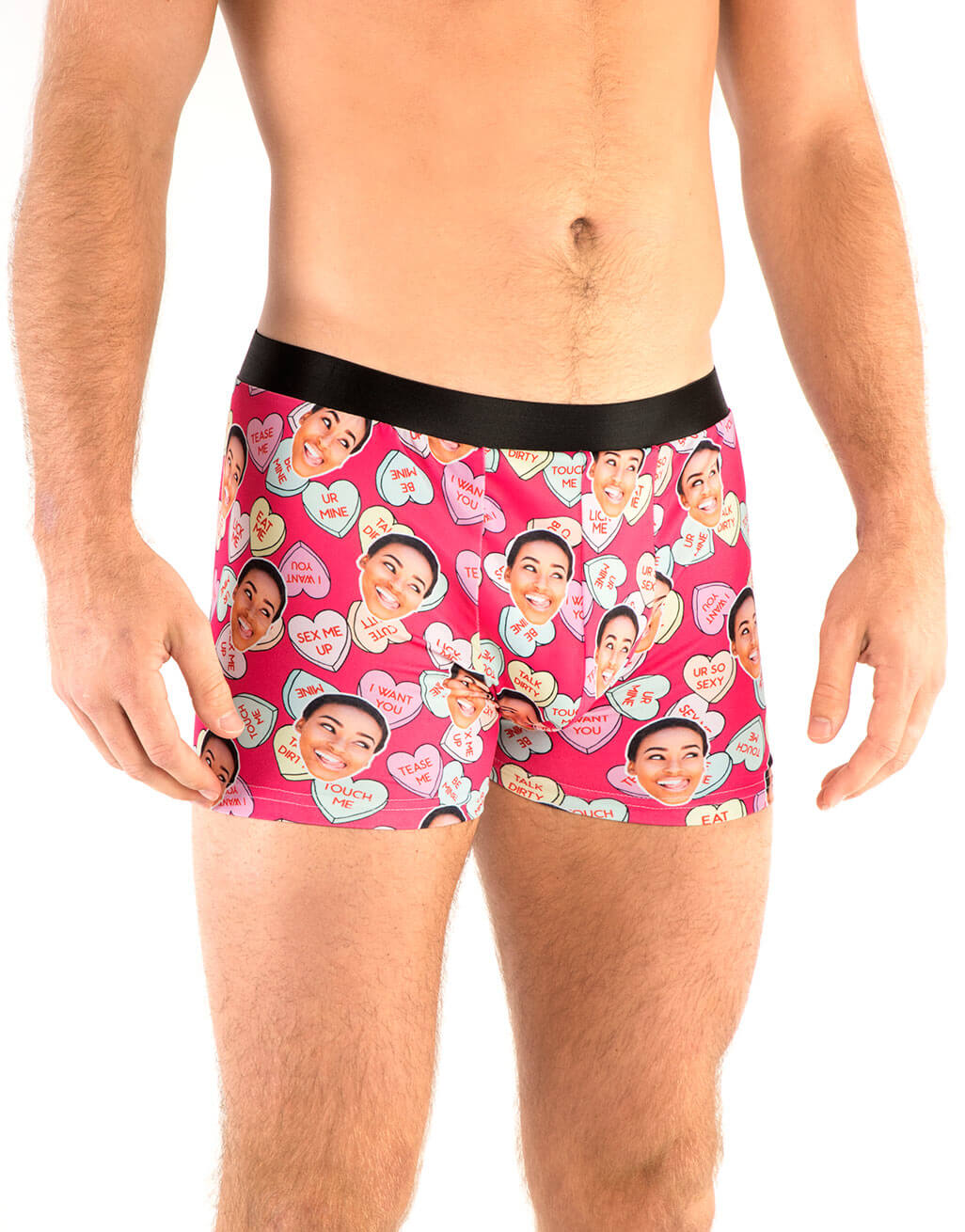 Smiley Face Dirty Boxers Men's Underwear 