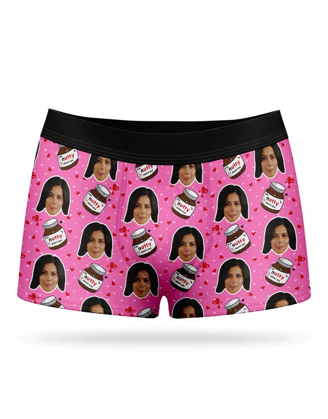 Pink Nutty About You Boxer Shorts