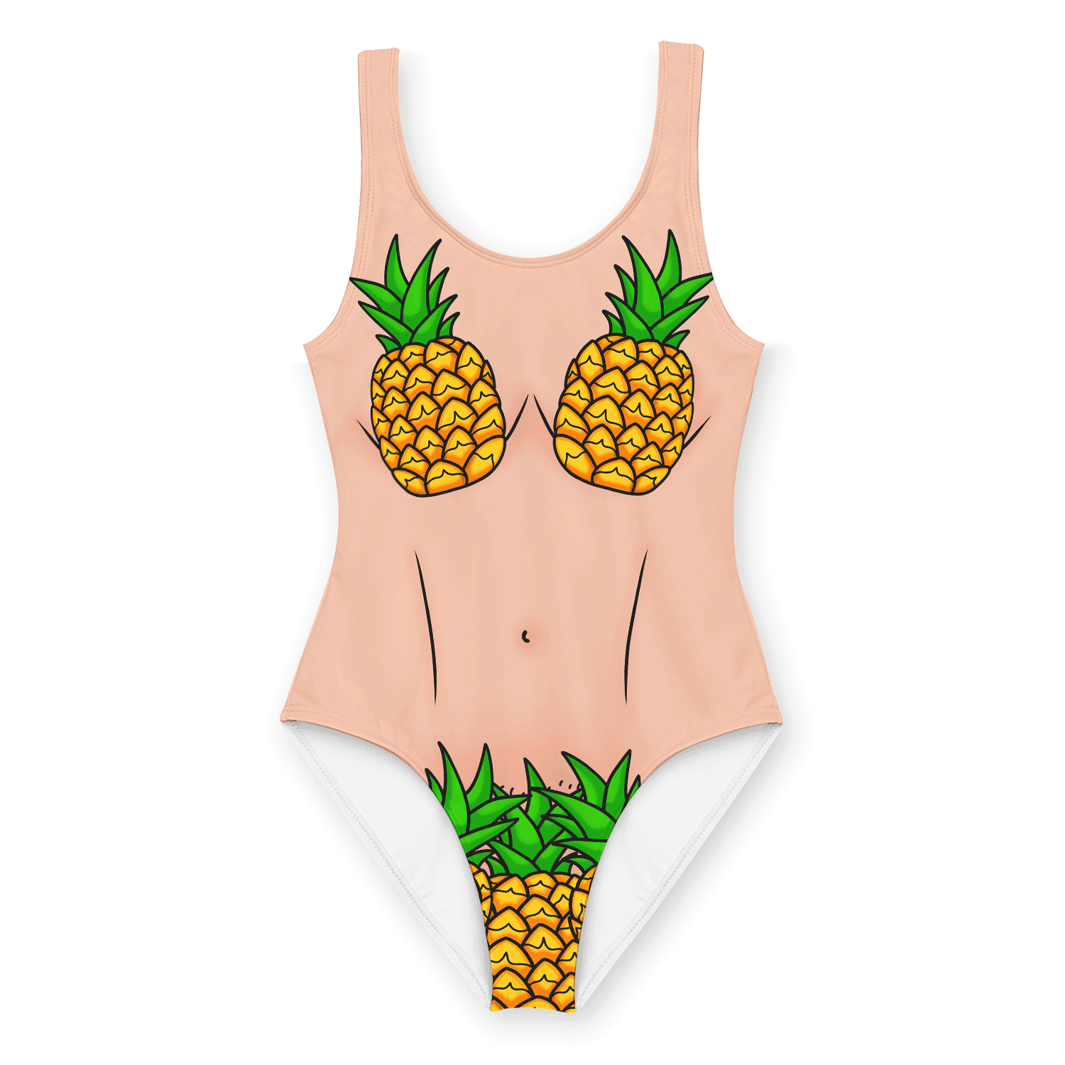 pineapple swimming costume