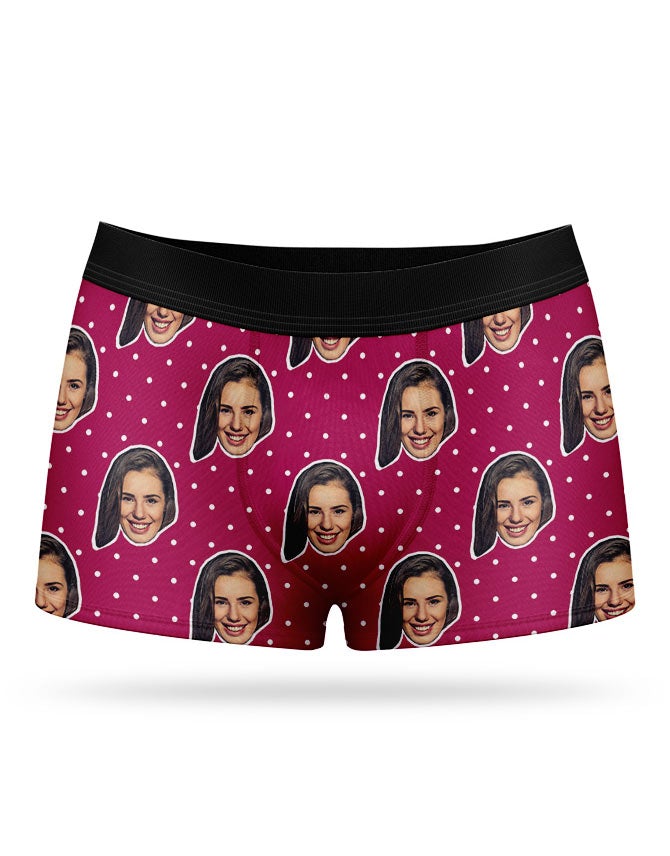 Face Polka Boxer Shorts Gift