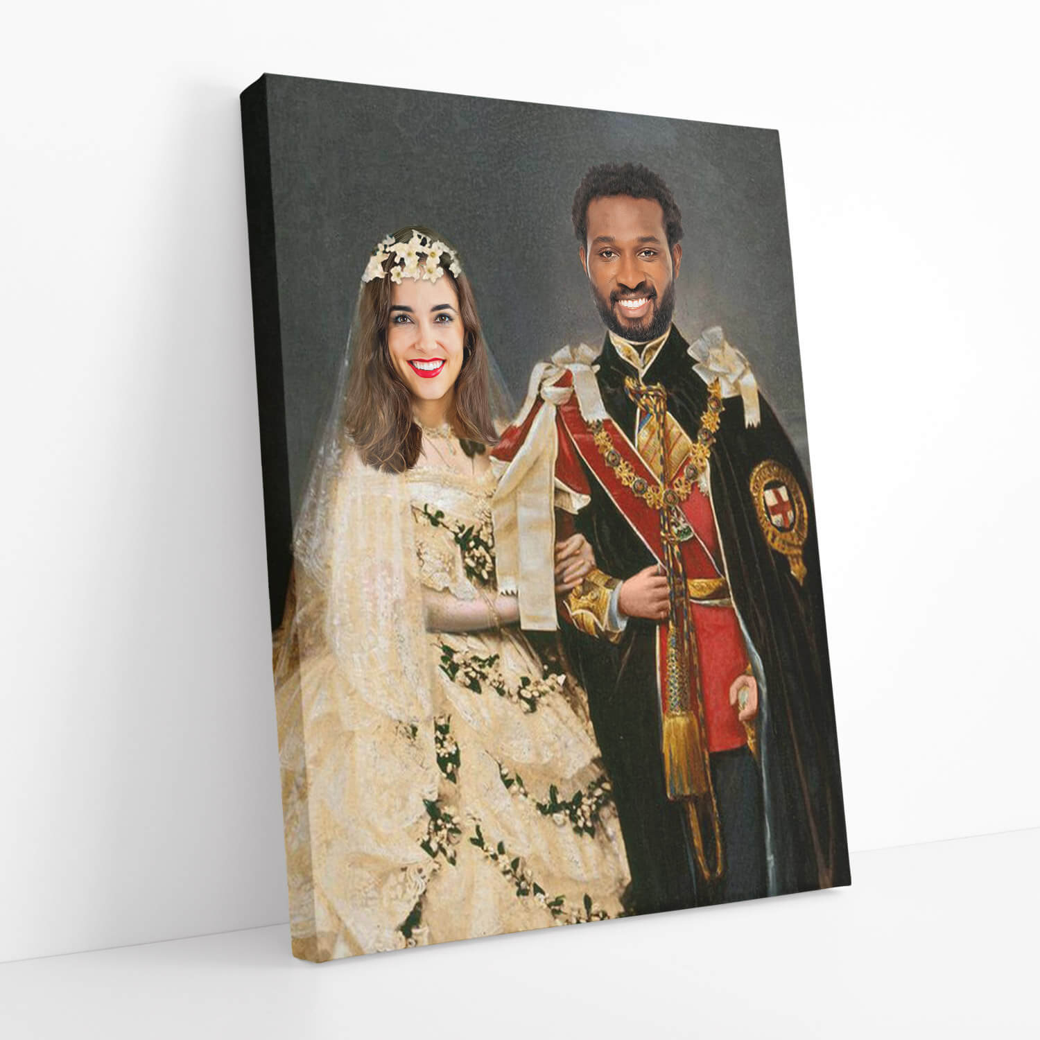 Historical King & Queen Weddding Royal Portrait