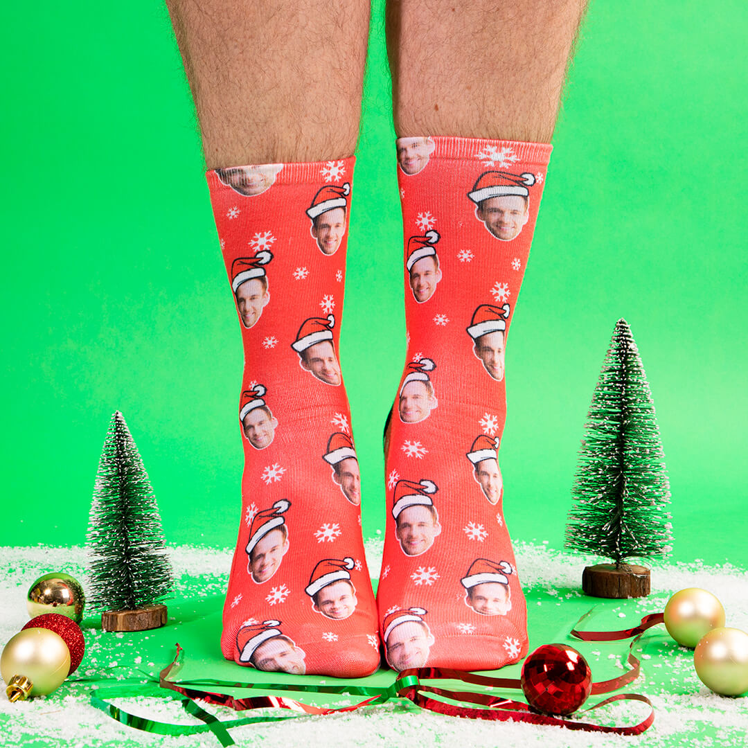 Santa Face Socks