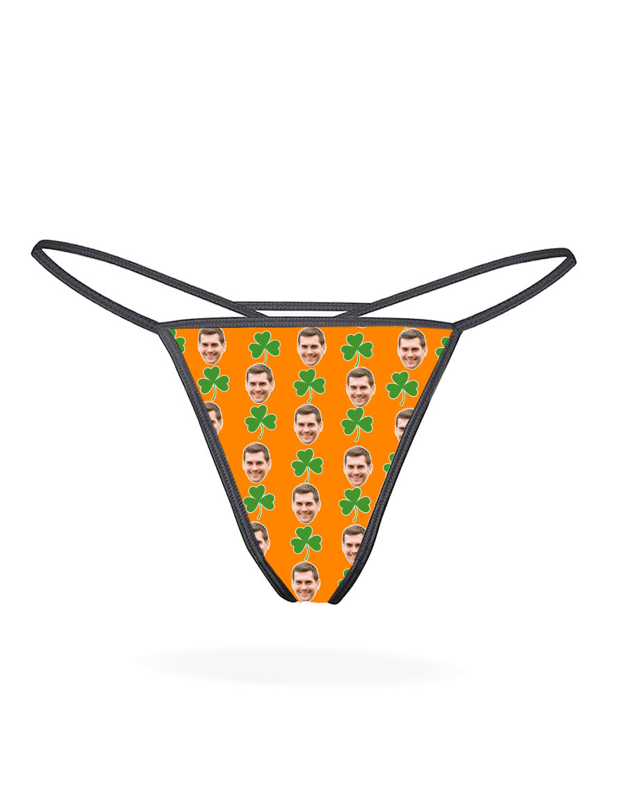 Shamrock Thong With Face On