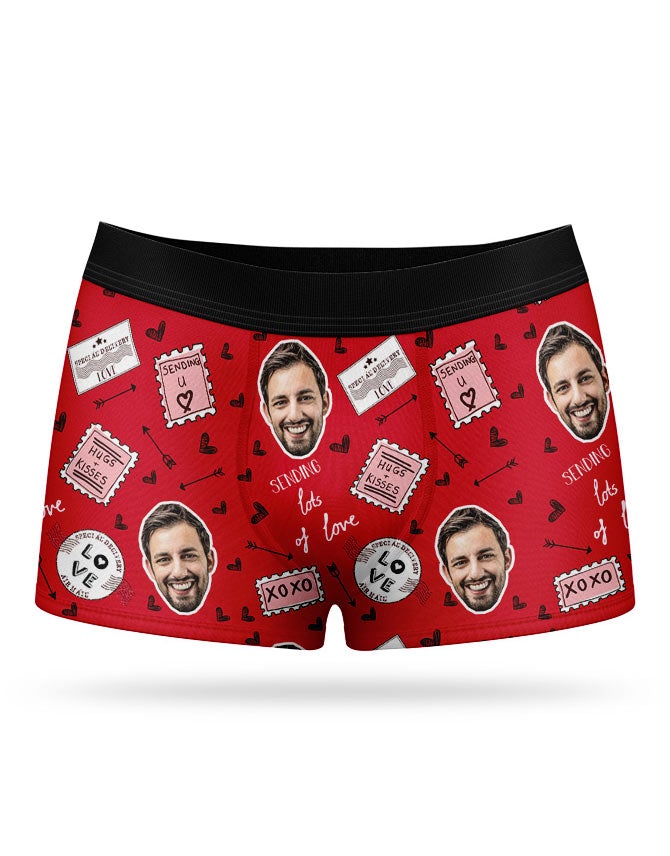 Love Stamps Boxer Shorts