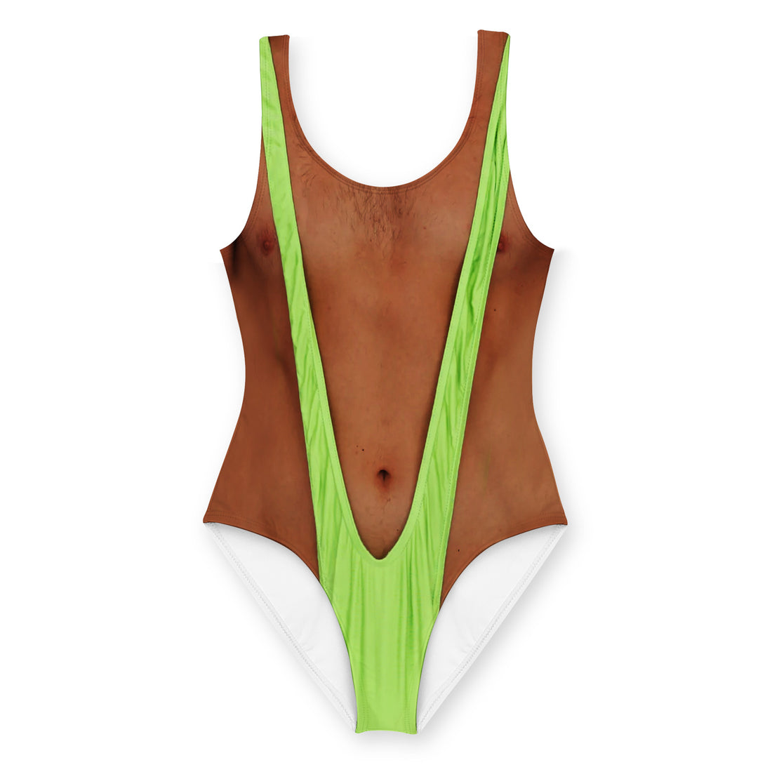 Mankini Bod Swimsuit Funny Swimming Costume