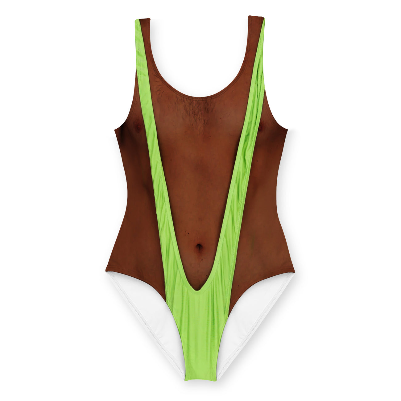 Mankini Bod Swimsuit Funny Swimming Costume