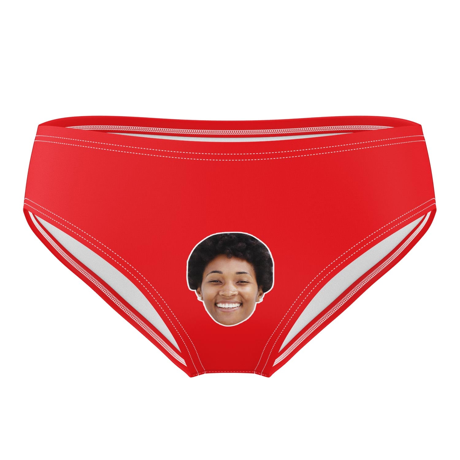 red Personalised Swimming Trunks