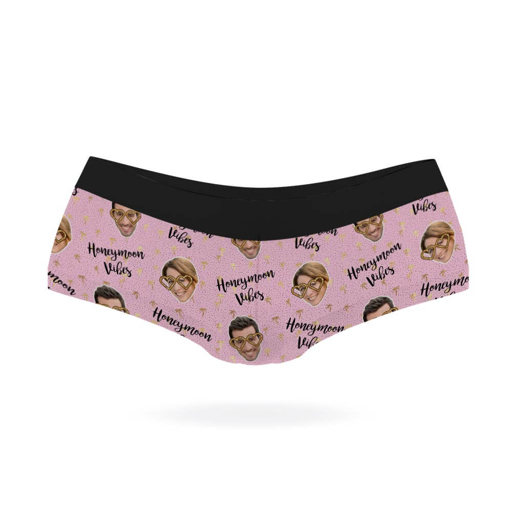 Honeymoon Vibes Knickers With Photo On