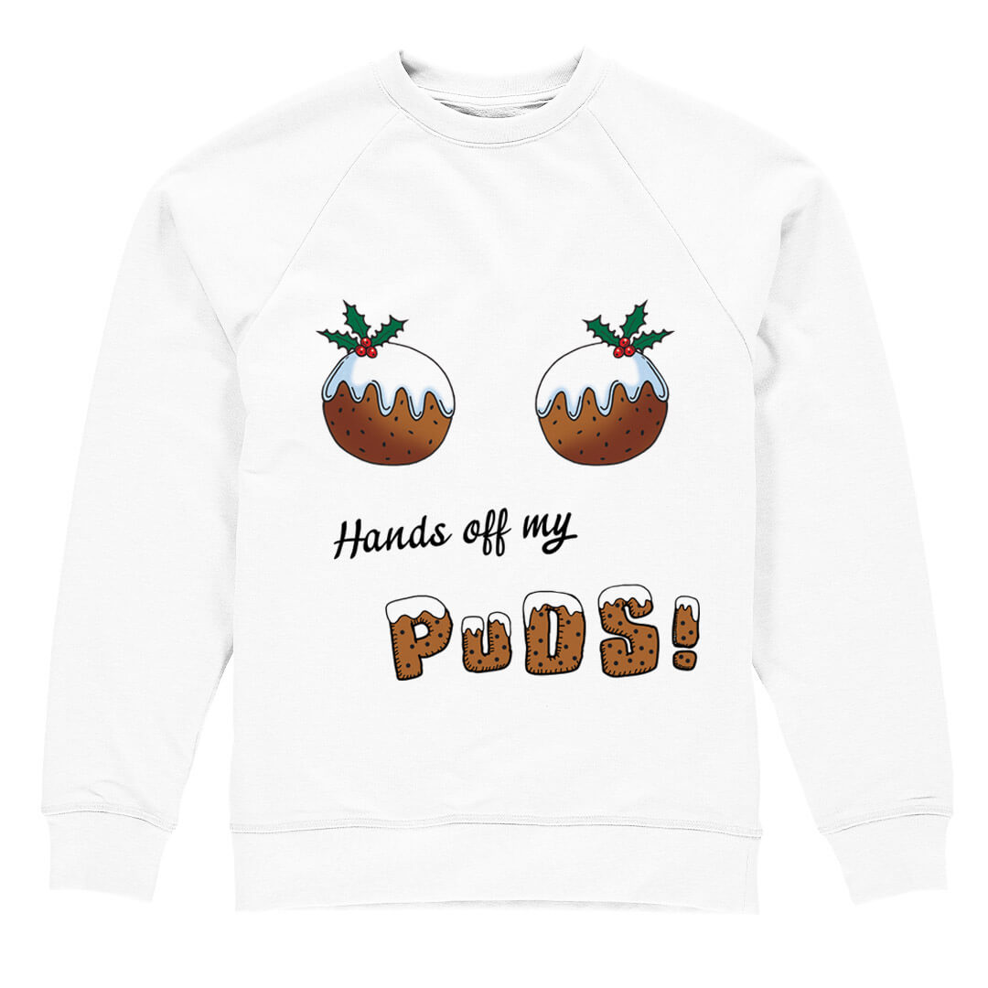 Hands Off My Puds Christmas Jumper
