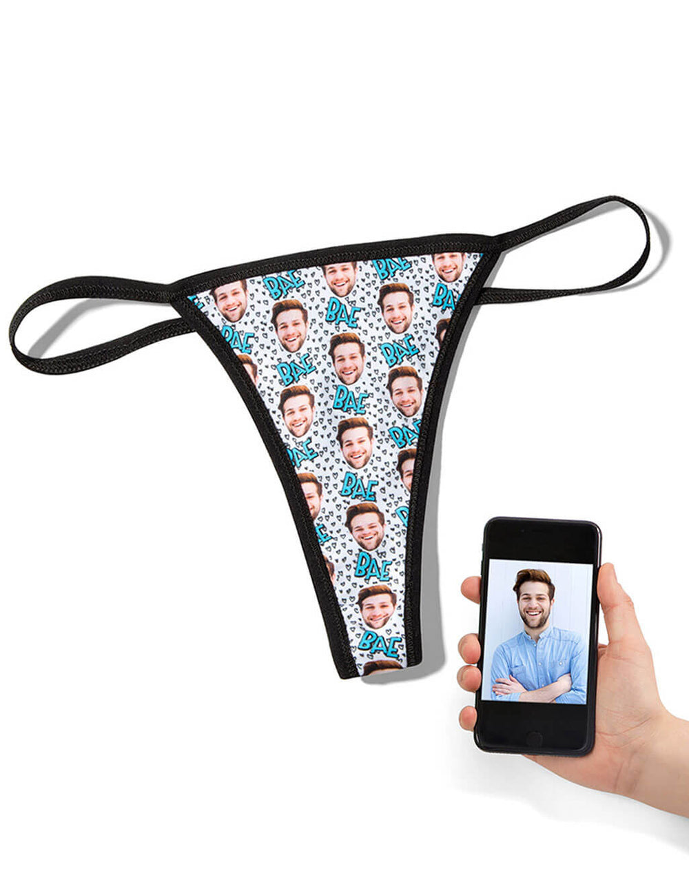 Bae Face Custom Thong | Personalised Underwear