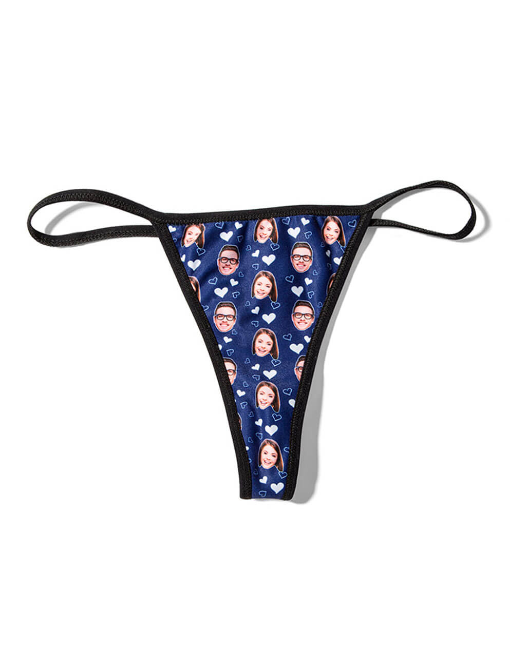 Couples Face Hearts Thong