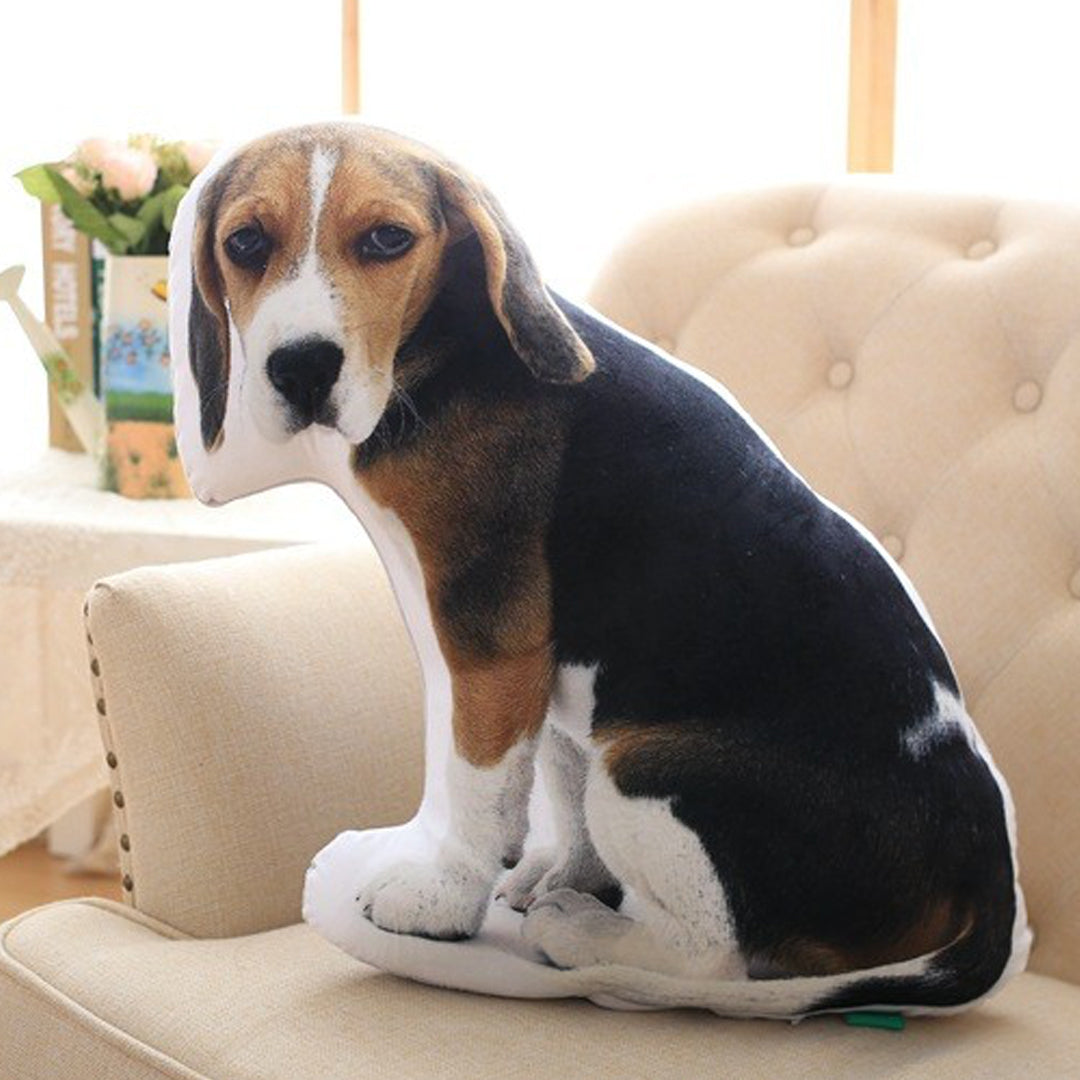 Personalised Dog Photo Shaped Cushion