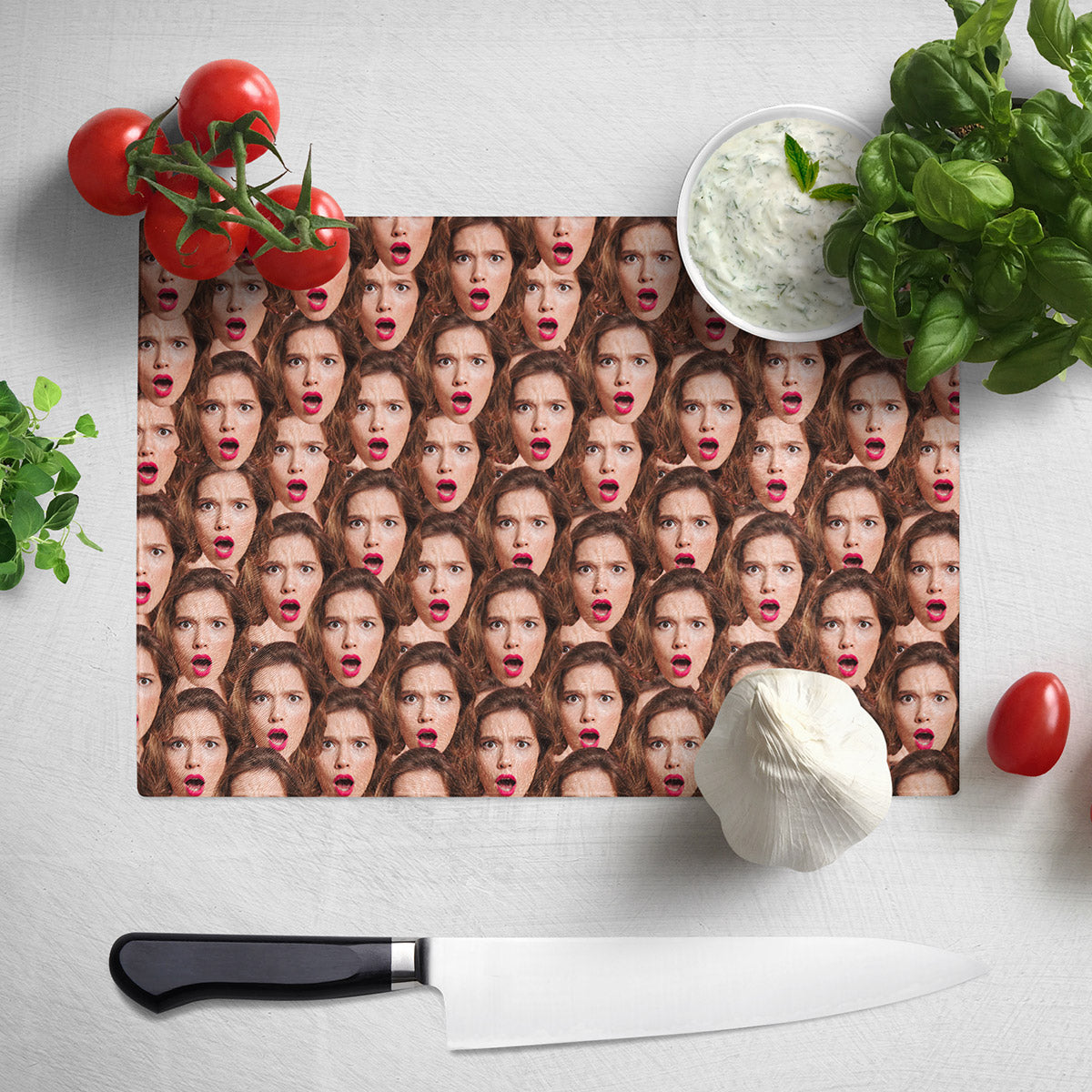 Face Chopping Board