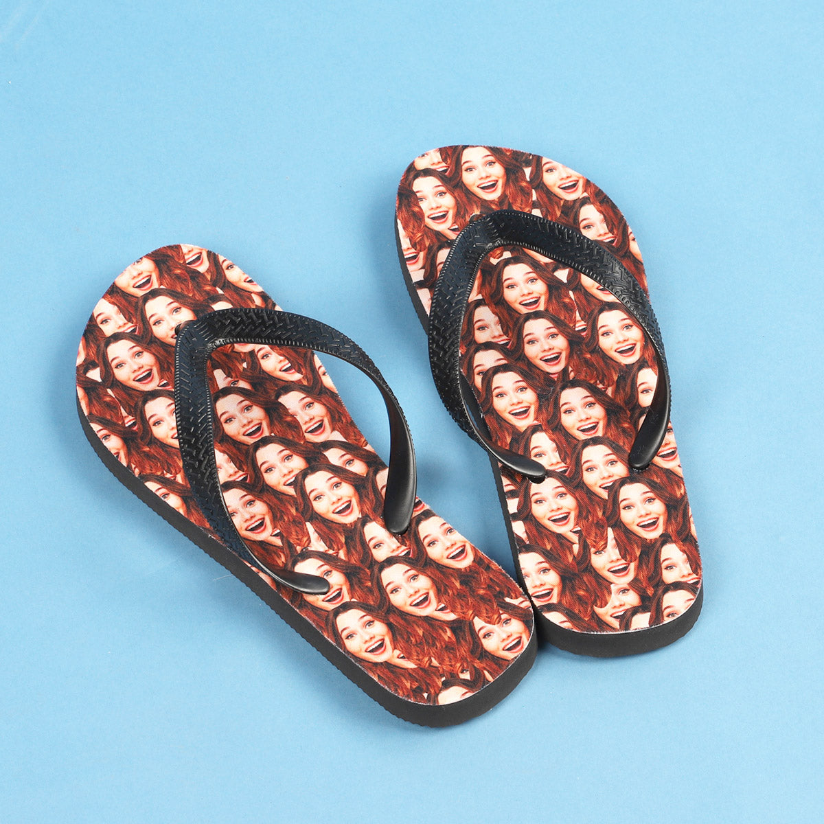 Face Flip Flops