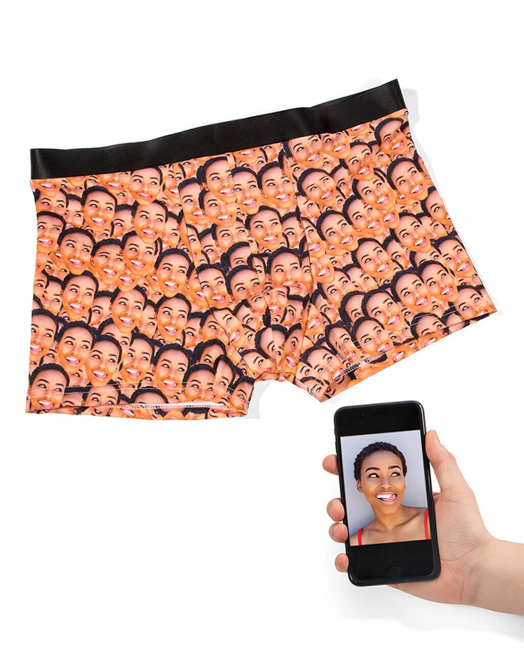Your Photo Face Mash Boxers