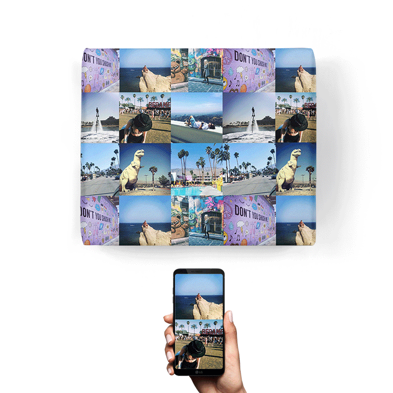 Photo Collage Wrapping Paper