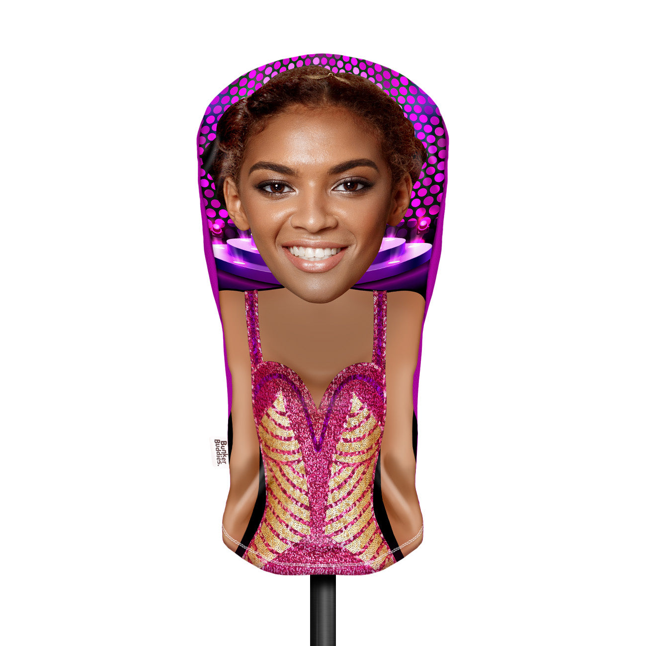 Female Ballroom Dancer Personalised Golf Head Cover