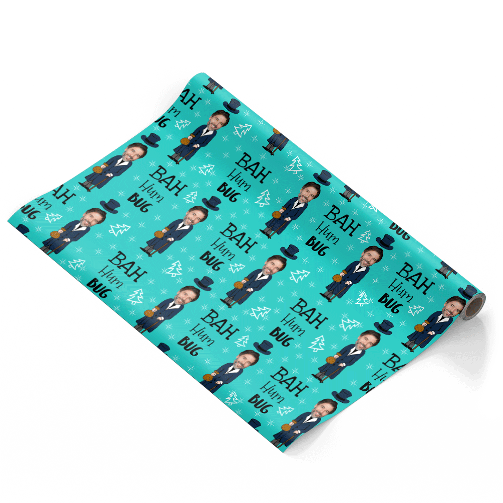Christmas Scrooge Wrapping Paper
