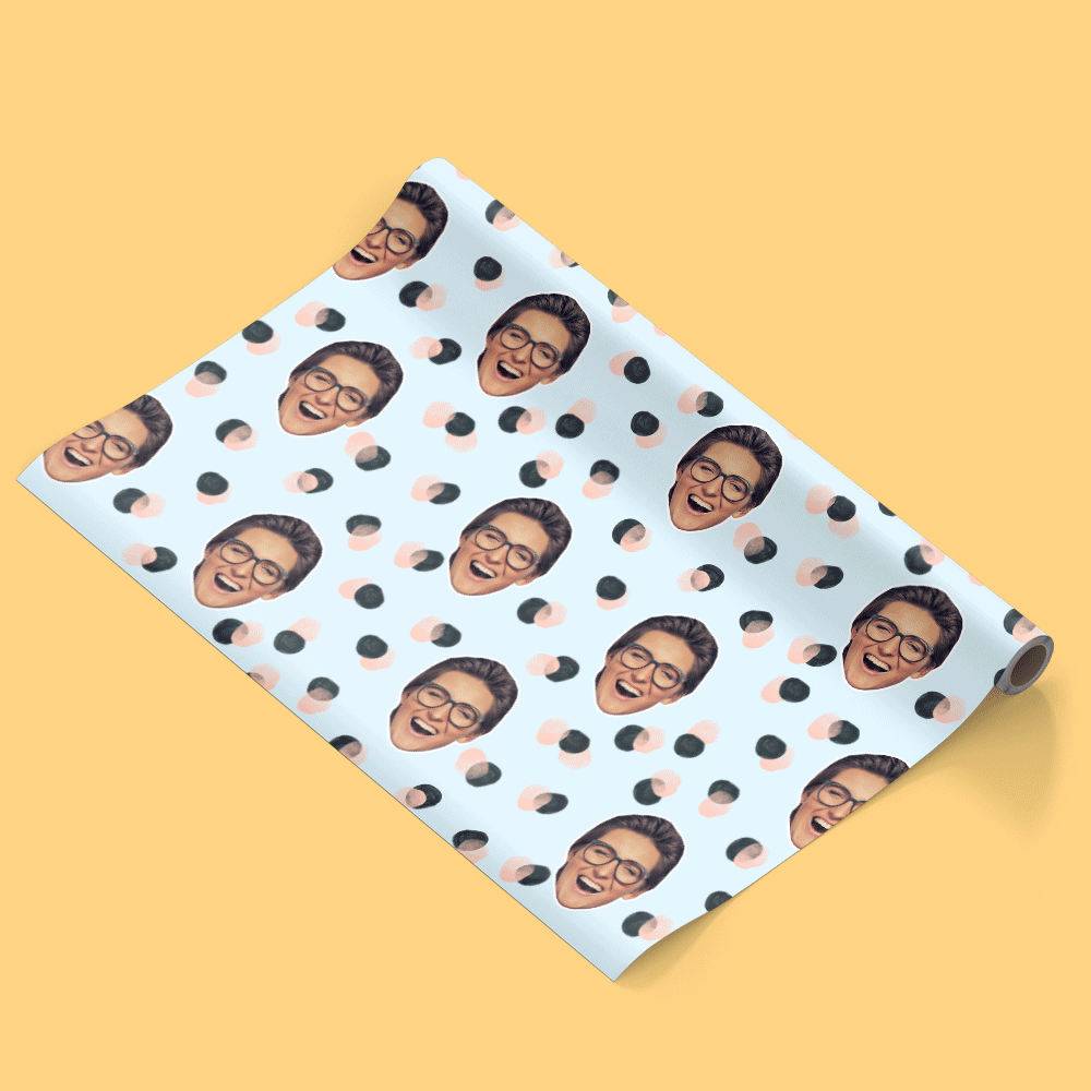 Your Face Spots Wrapping Paper