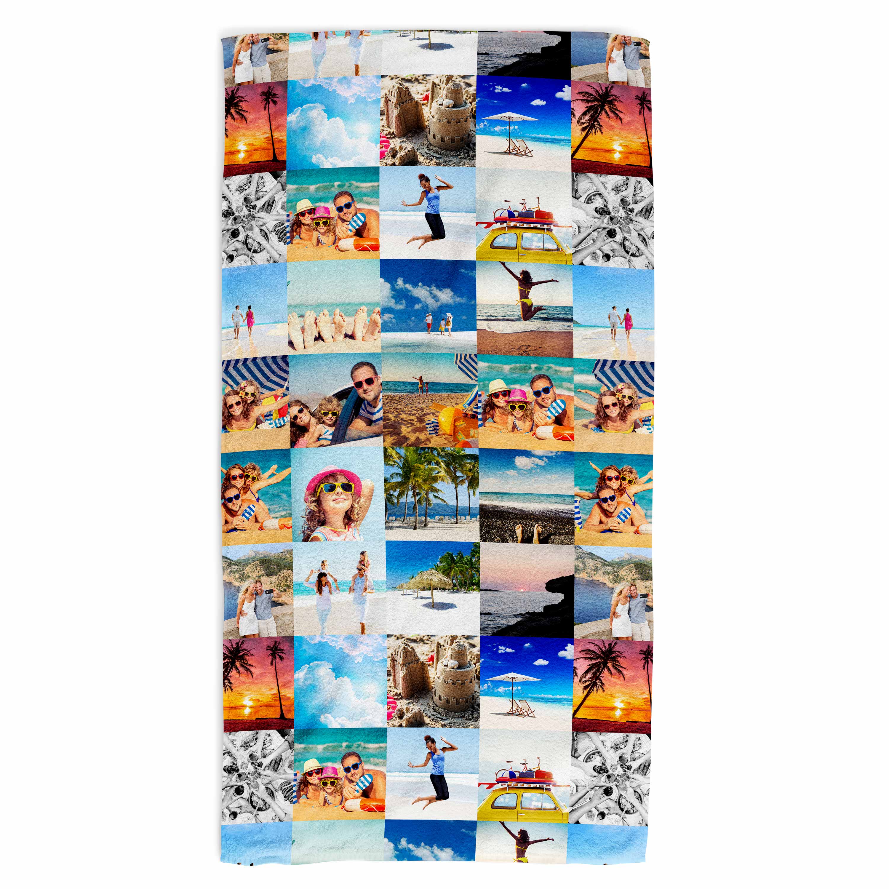 Photo Collage Beach Towel