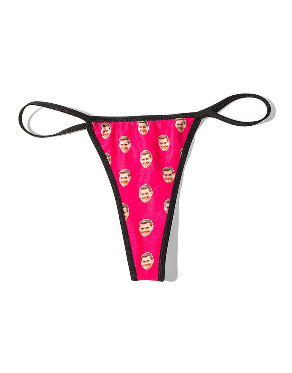 Couple Face Mash Thong  Ladies Personalised Thong